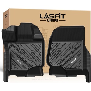 image:imageLASFIT Floor Mats for Ford Mustang 2024 2025 2026 Fit wo Subwoofer Box1 F150 SuperCrewSuper Cab 1526  1st Row Bucket Only