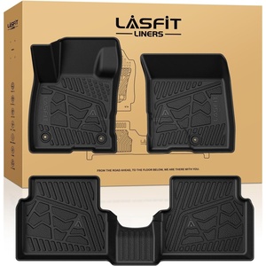 image:imageLASFIT Floor Mats for Ford Mustang 2024 2025 2026 Fit wo Subwoofer Box6 Maverick Gasoline 2226  2Rows