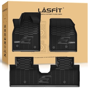 image:imageLASFIT Floor Mats for Ford Mustang 2024 2025 2026 Fit wo Subwoofer Box9 Mustang MachE 2125  1st  2nd Row