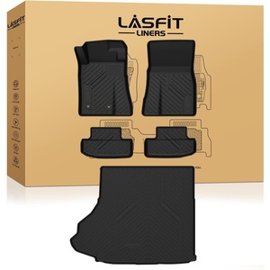 image:imageLASFIT Floor Mats for Ford Mustang 2024 2025 2026 Fit wo Subwoofer Box9 Mustang with subwoofer 2426  Combo Set